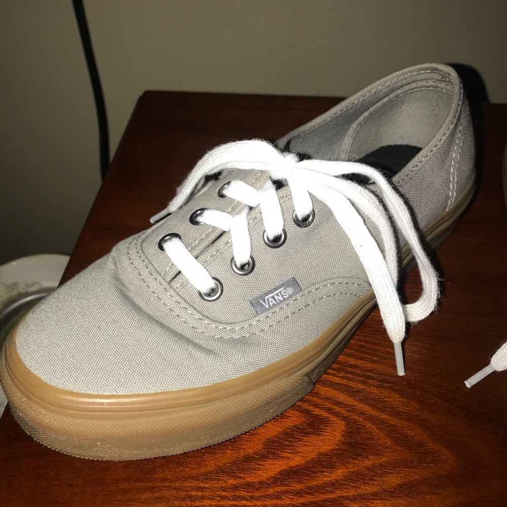 Grey Vans women’s size 6.5